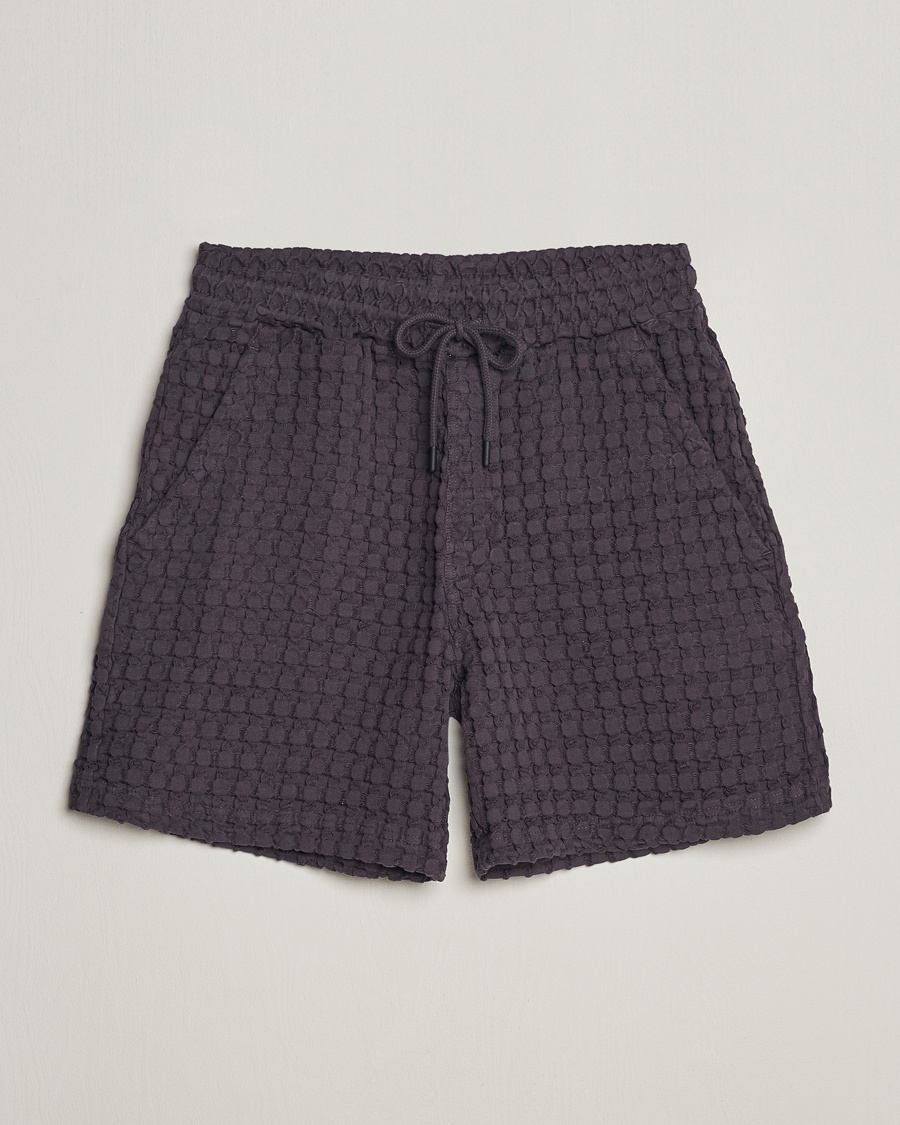OAS Porto Waffle Shorts Nearly Black – Nero