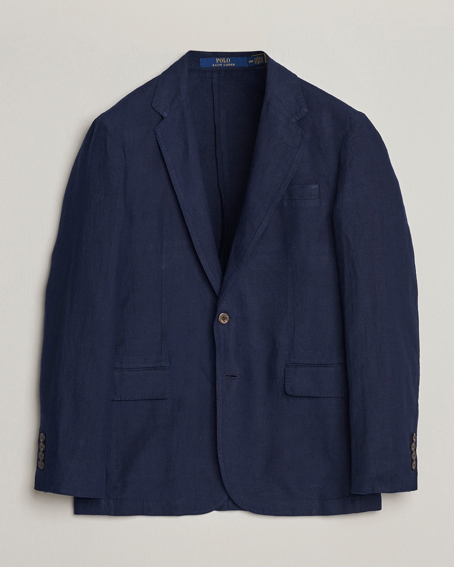 Polo Ralph Lauren Linen Sportcoat Navy – Blu