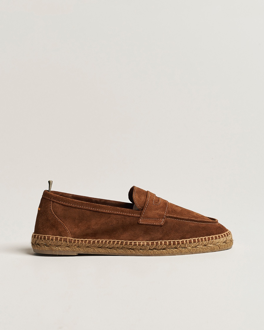 Castañer Nacho Casual Suede Loafers Cuero – Marrone