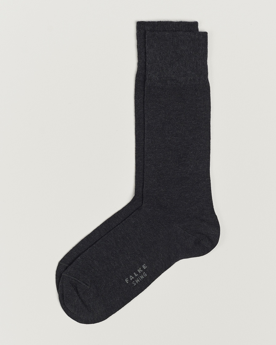Falke Swing 2-Pack Socks Anthracite Melange – Grigio