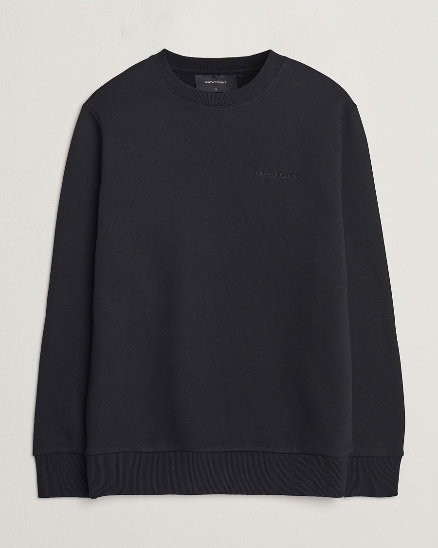 Peak Performance Original Crew Neck Sweatshirt Black – Nero