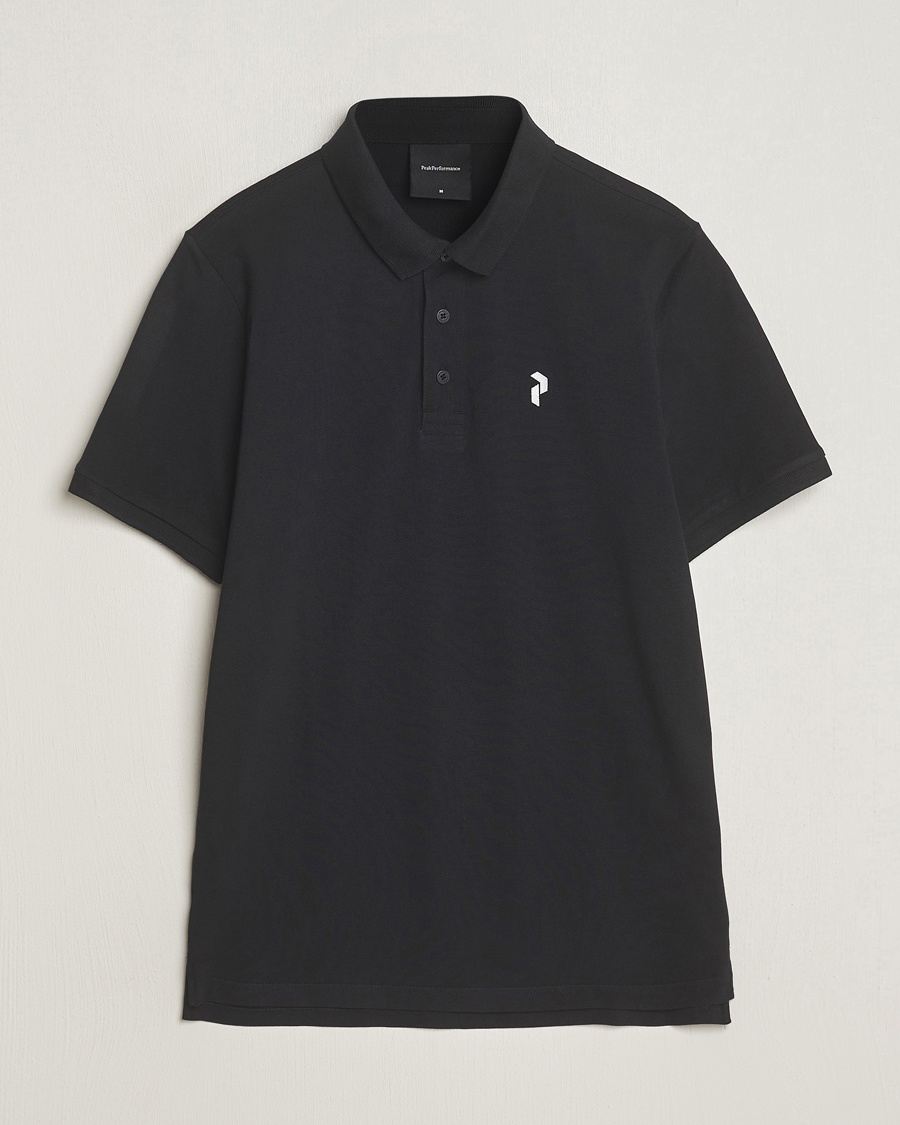 Peak Performance Classic Cotton Polo Black – Nero