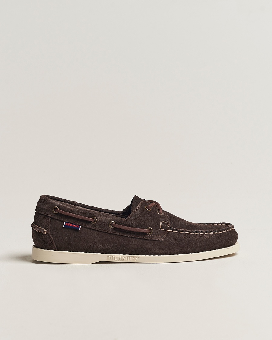 Sebago Docksides Suede Boat Shoe Moka Brown – Marrone
