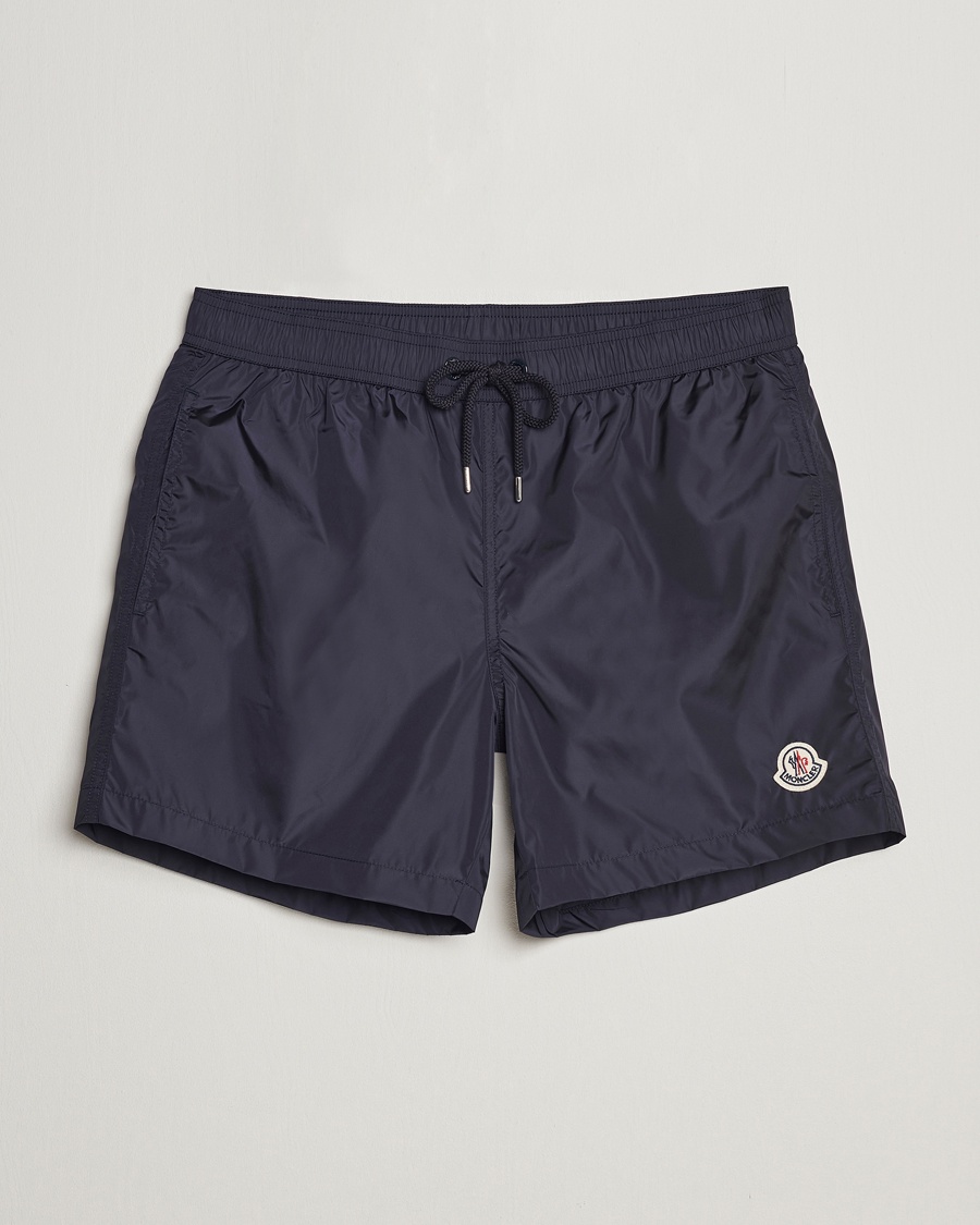 Moncler Nylon Swim Shorts Navy – Blu
