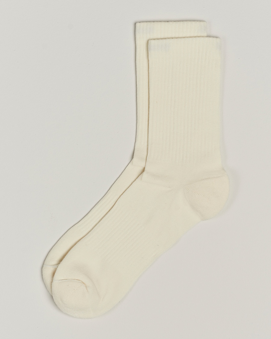 Sweyd Crew Cotton Socks White – Bianco