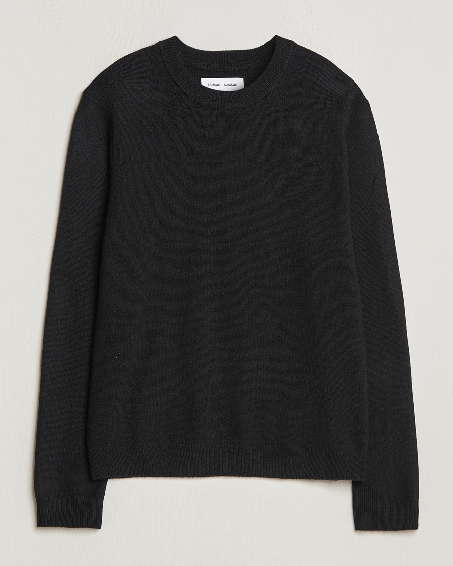 Samsøe Samsøe Isak Crew Neck Black – Nero