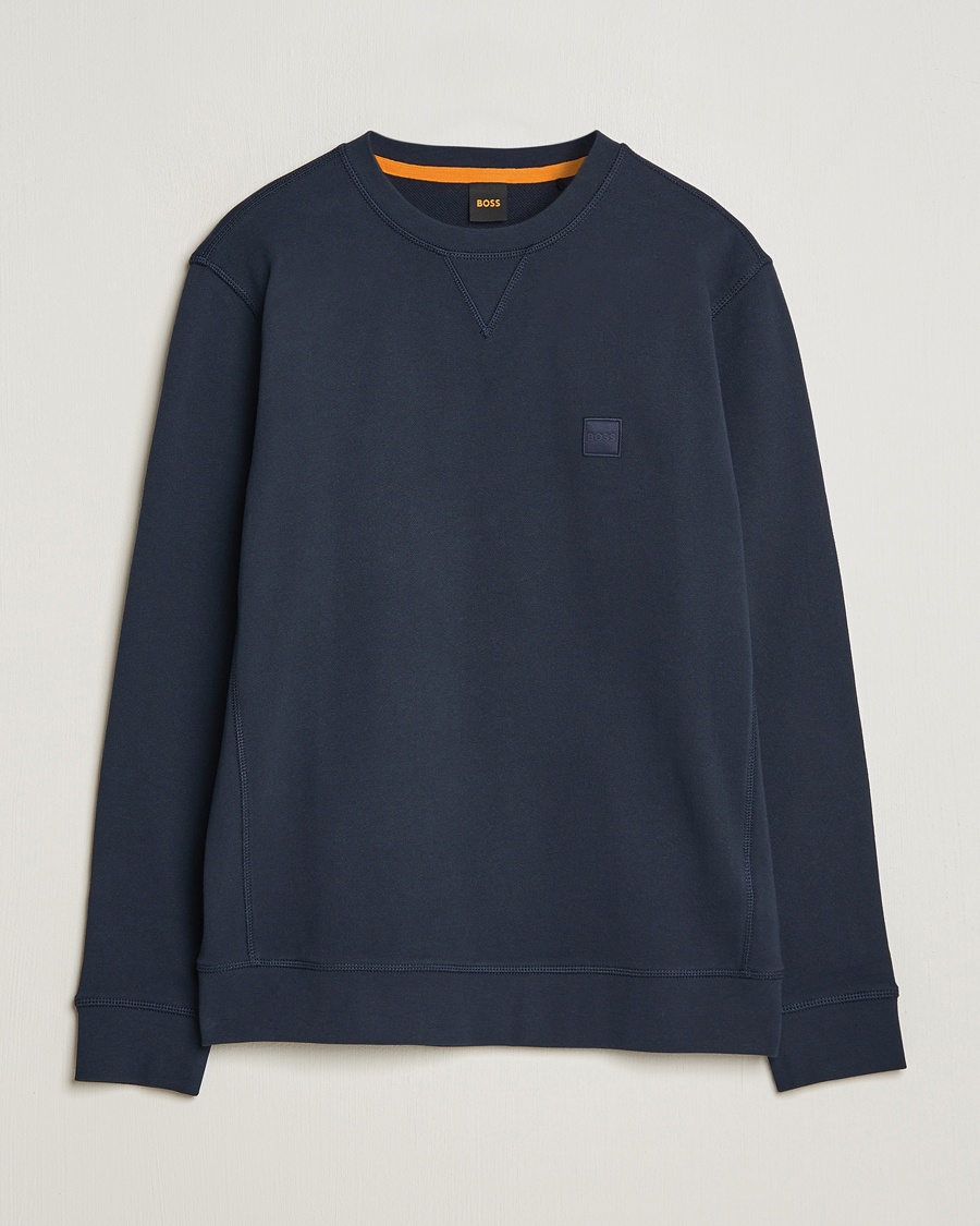 BOSS ORANGE Westart Logo Sweatshirt Dark Blue – Blu