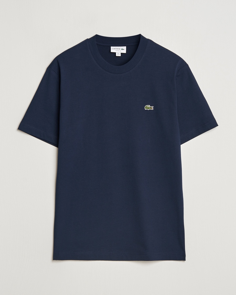 Lacoste Crew Neck T-Shirt Navy Blue – Blu