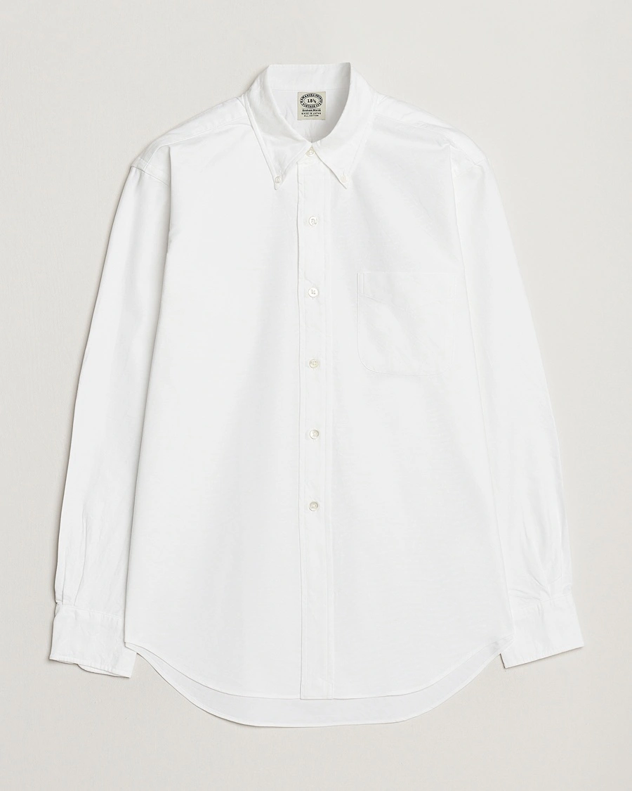 Kamakura Shirts Vintage Ivy Oxford Button Down Shirt White – Bianco