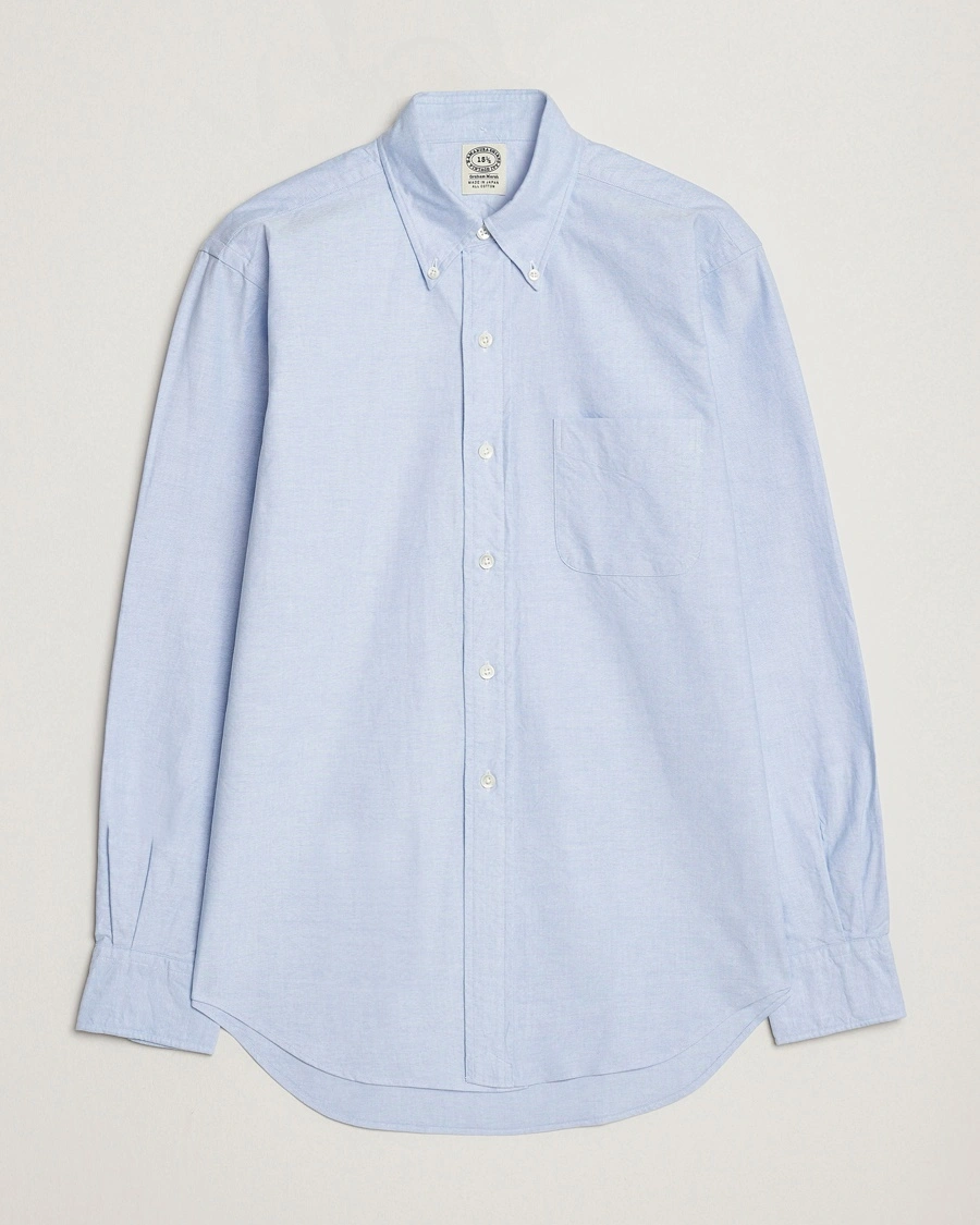 Kamakura Shirts Vintage Ivy Oxford Button Down Shirt Light Blue – Blu