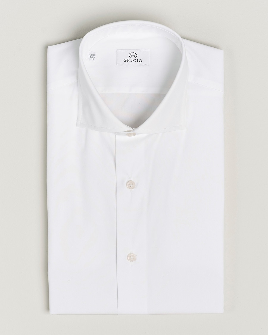 Grigio Comfort Stretch Dress Shirt White – Bianco