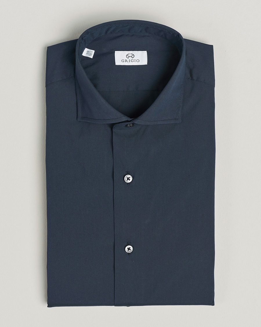 Grigio Comfort Stretch Dress Shirt Navy – Blu