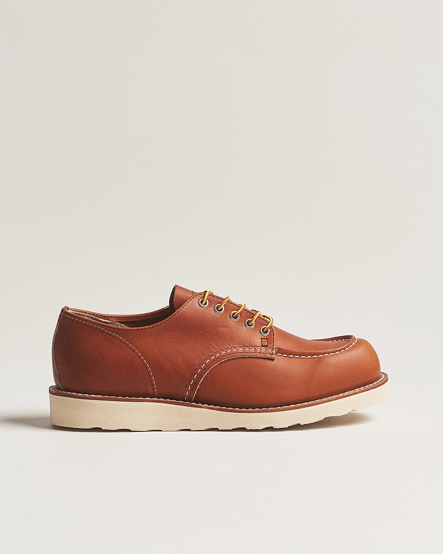 Red Wing Shoes Moc Toe Oxford Oro Legacy Leather – Marrone