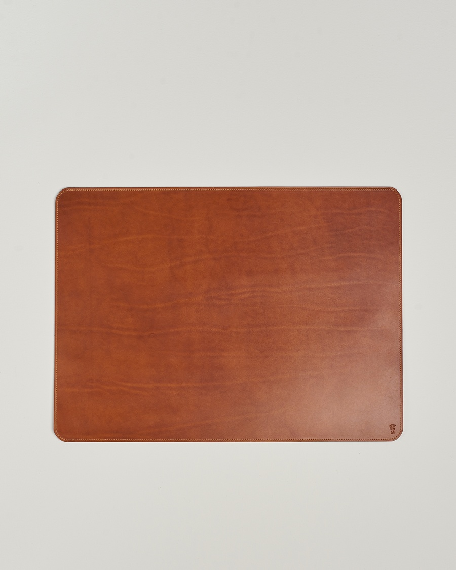 Tärnsjö Garveri Leather Desk Mat Light Brown – Marrone