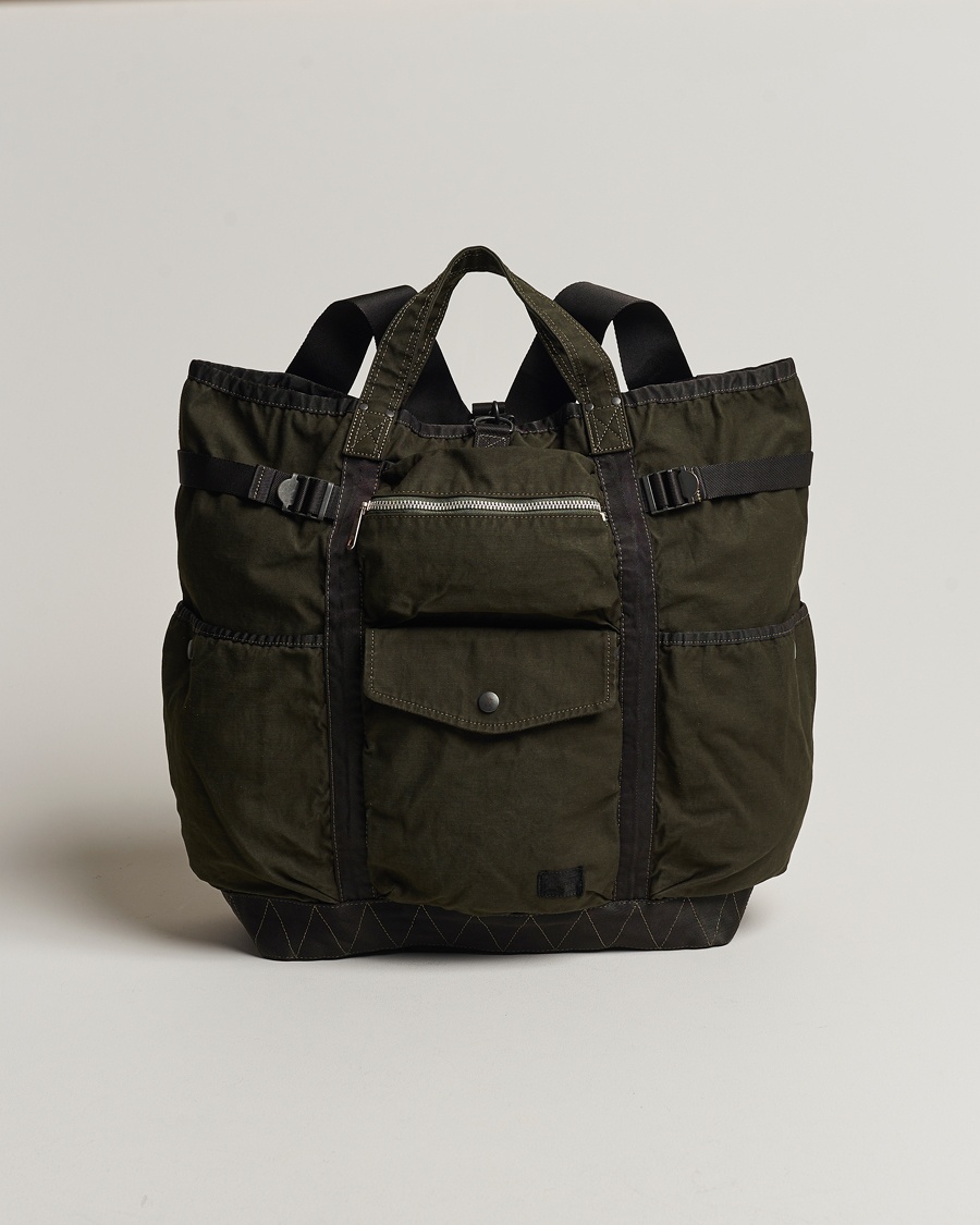 Porter-Yoshida & Co. Crag 2Way Rucksack Khaki – Verde