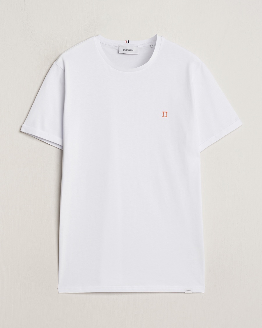 LES DEUX Nørregaard Cotton T-Shirt White – Bianco