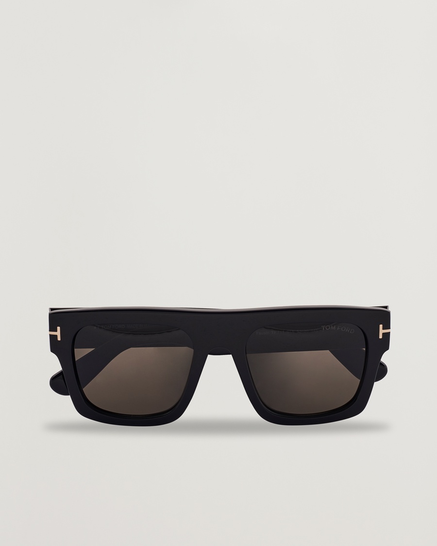 Tom Ford Fausto FT0711 Sunglasses Black/Smoke – Nero