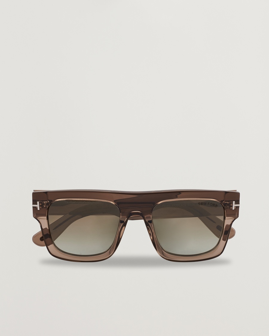 Tom Ford Fausto FT0711 Sunglasses Brown/Green – Marrone