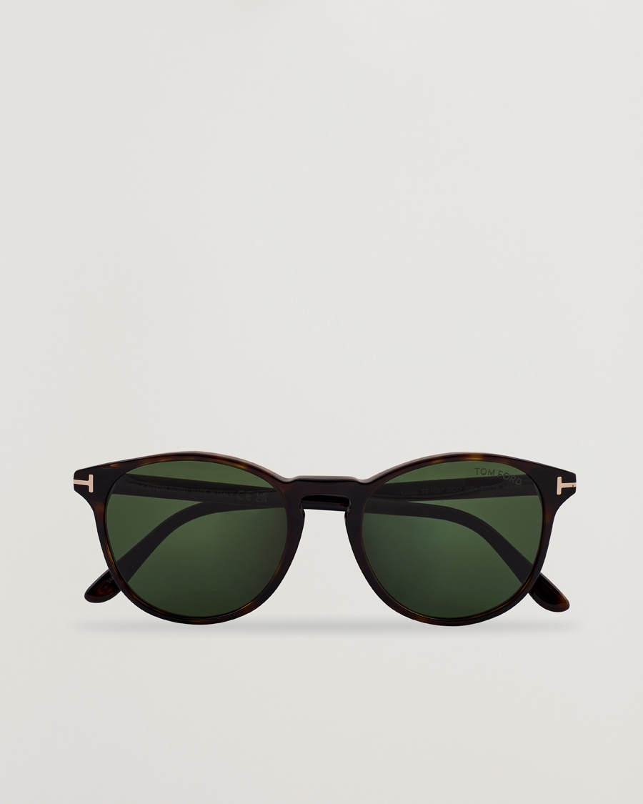 Tom Ford Lewis FT1097 Sunglasses Dark Havana/Green – Marrone