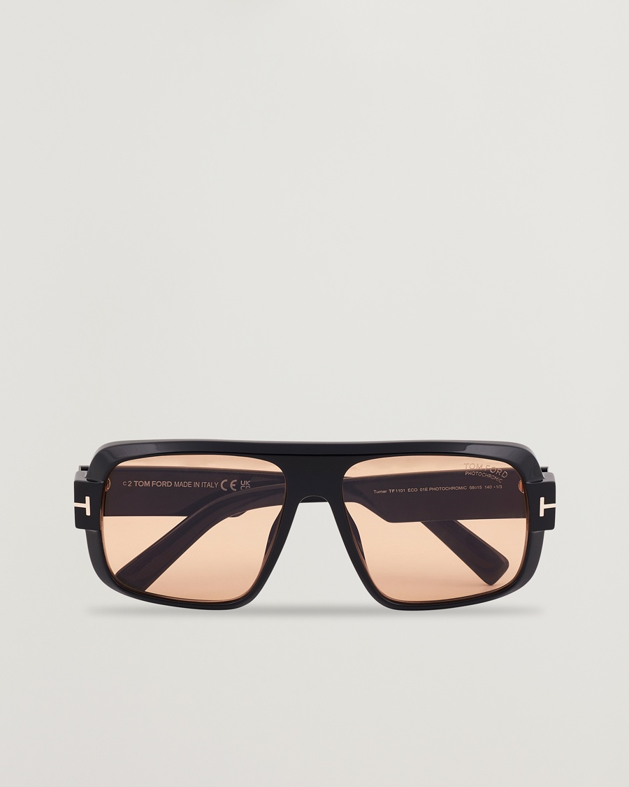 Tom Ford Turner FT1101 Sunglasses Black/Brown – Nero