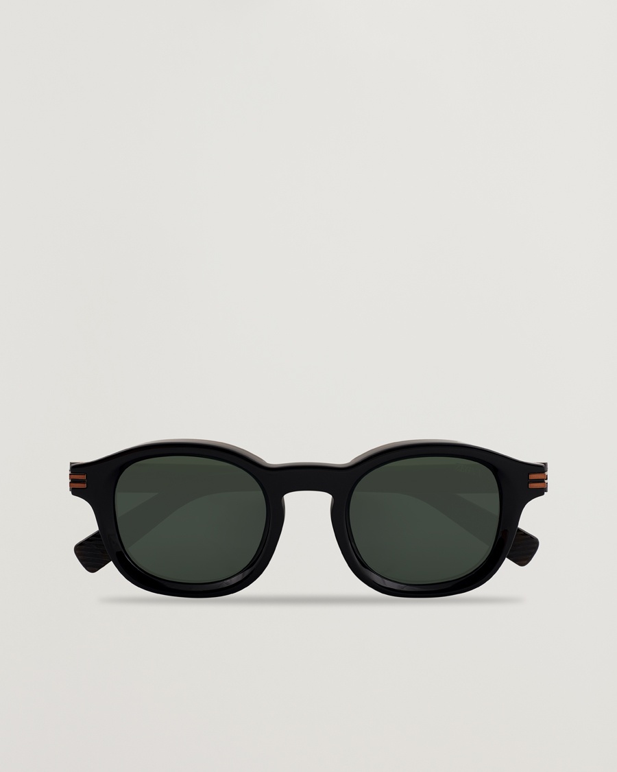 Zegna EZ0229 Sunglasses Black/Green – Nero