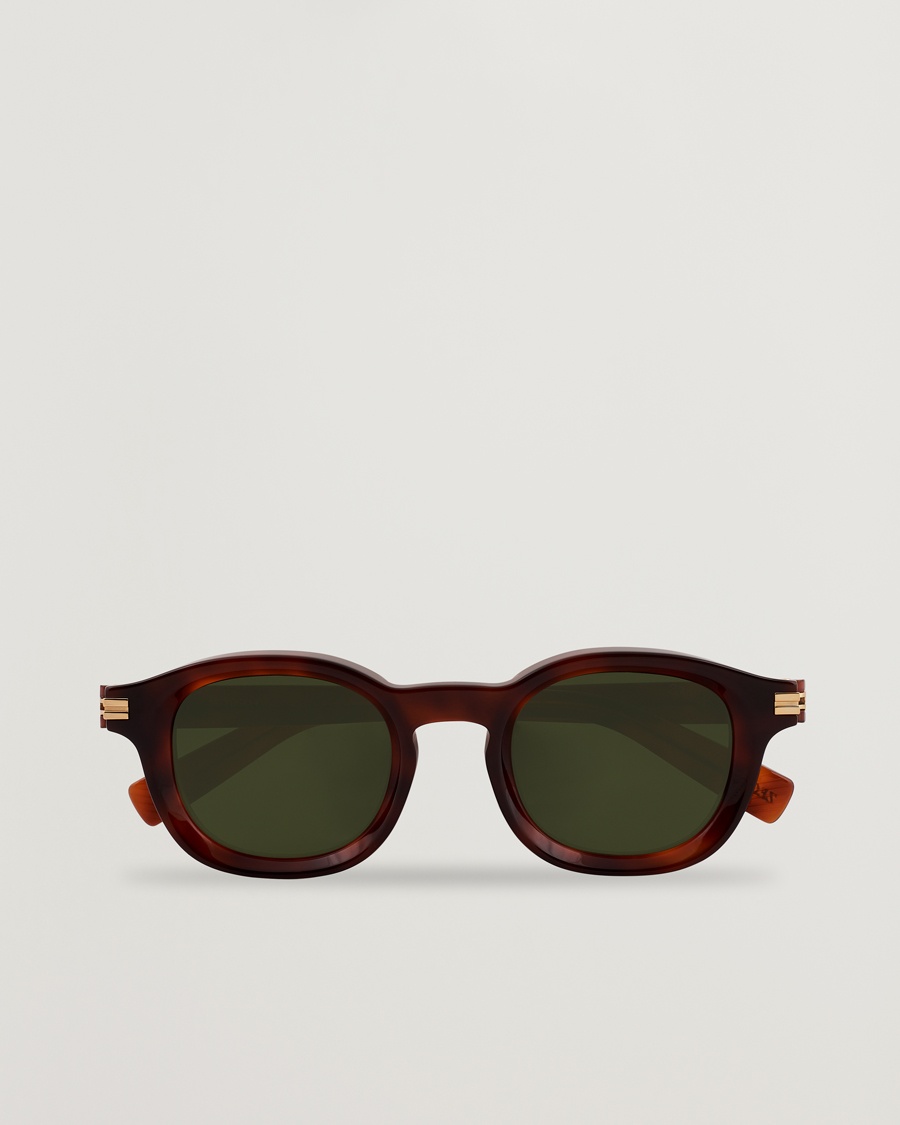Zegna EZ0229 Sunglasses Dark Havana/Green – Marrone