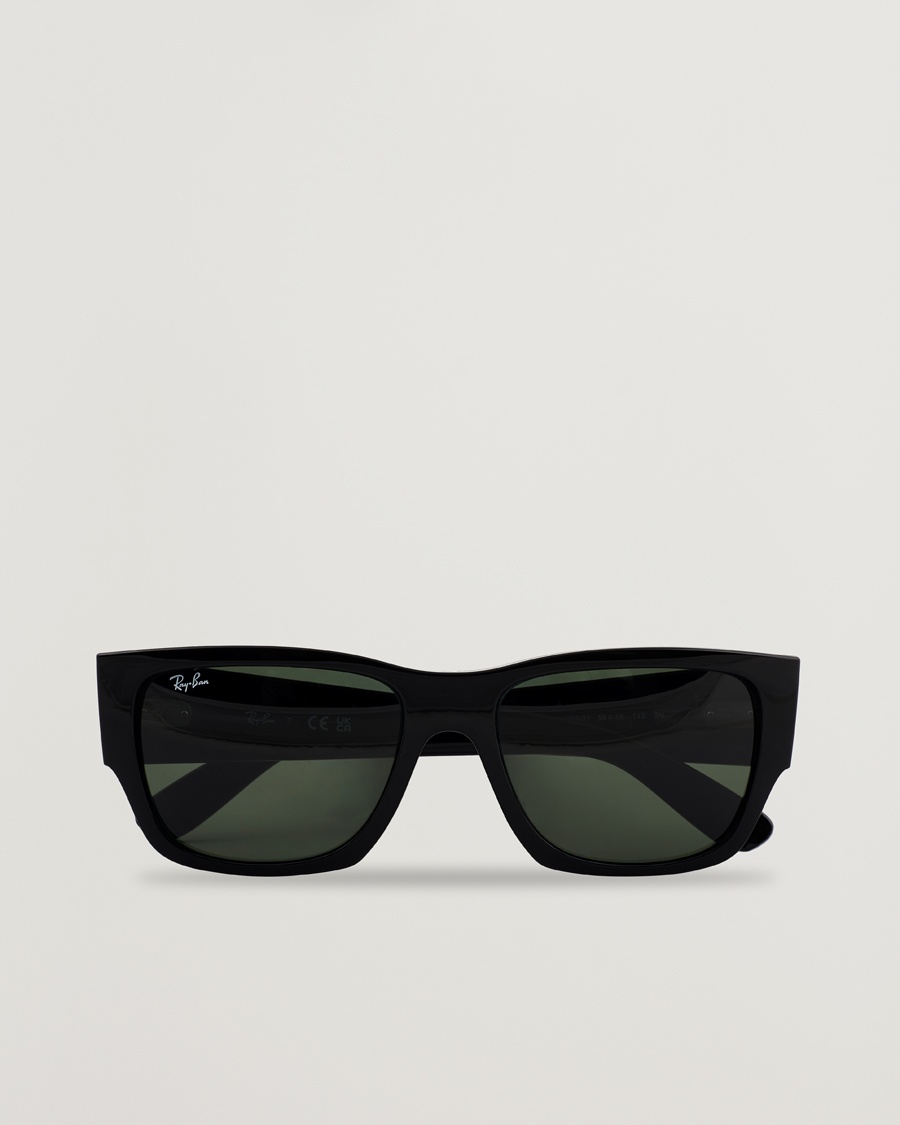 Ray-Ban Carlos Sunglasses Black/Crystal Green – Nero