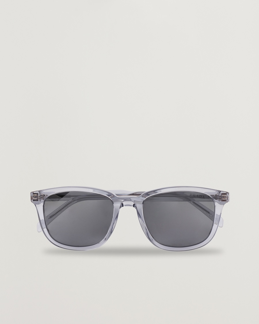 Prada Eyewear Prada 0PR A21S 53 Transparent Azure – Grigio