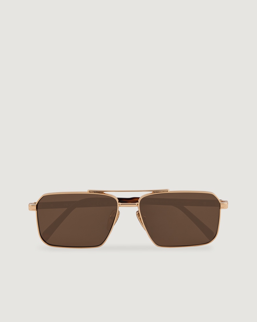 Prada Eyewear Prada 0PR A57S Metal Sunglasses Gold – Oro