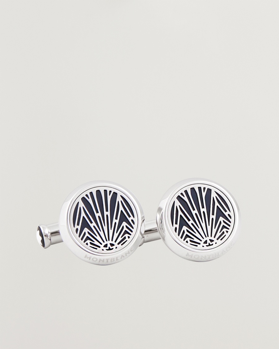 Montblanc Cufflinks Meisterstück The Origin Collection Blue – Blu