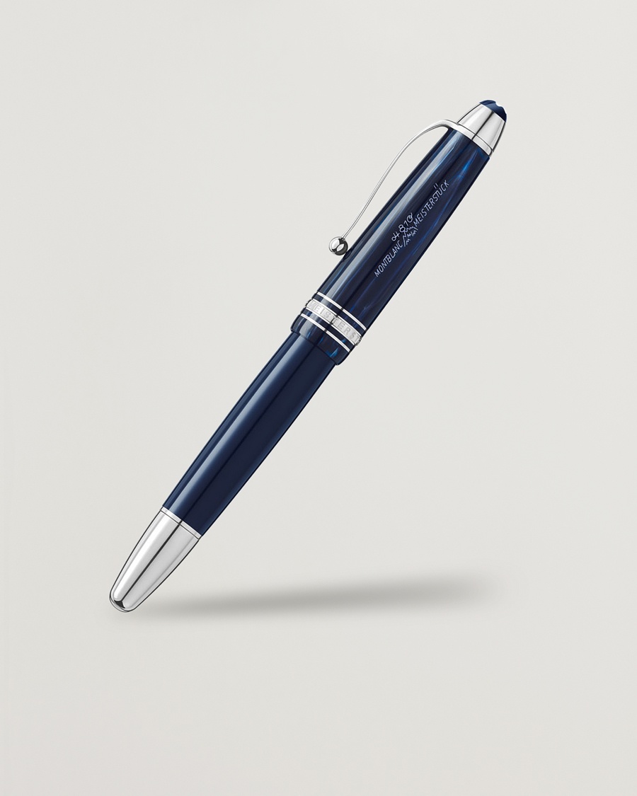 Montblanc Meisterstück Precious Resin FP LeGrand F Blue – Blu
