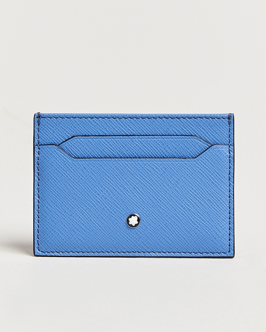 Montblanc Sartorial card holder 5cc Dusty Blue – Blu