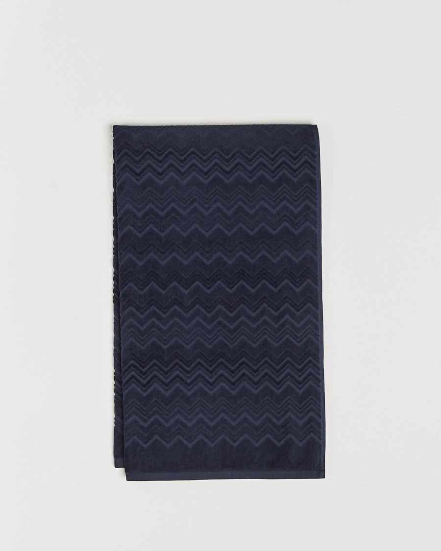Missoni Home Chalk Bath Towel 70x115cm Navy – Blu