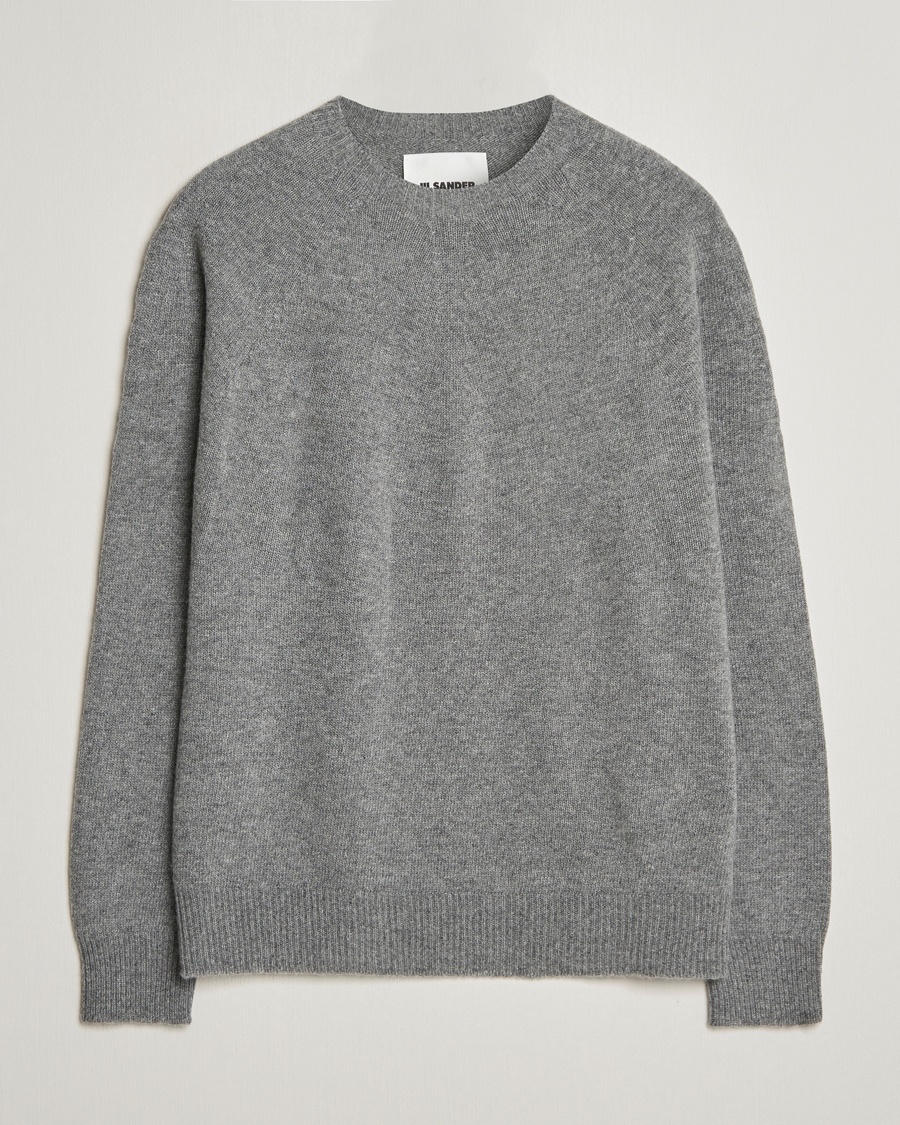 Jil Sander Seamless Crew Neck Sweater Grey Melange – Grigio