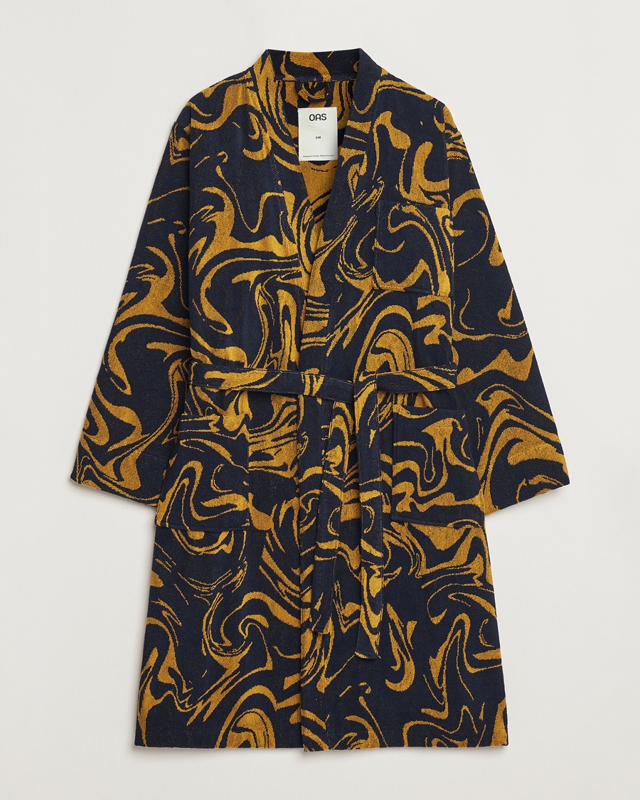 OAS Marble Robe Black/Yellow – Giallo
