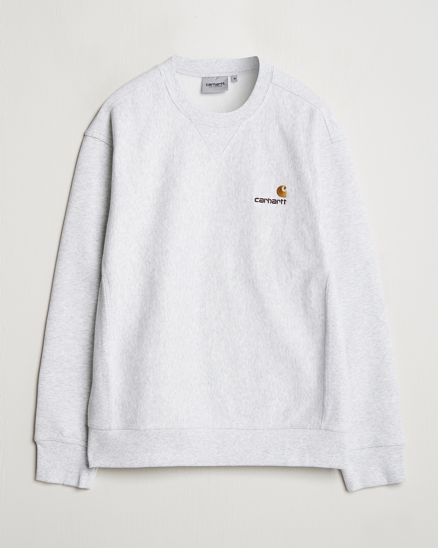 Carhartt WIP American Script Sweatshirt Ash Heather – Grigio