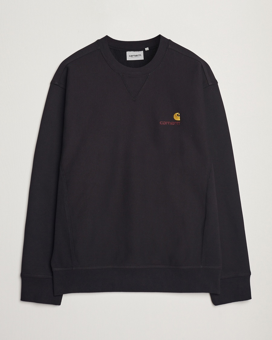 Carhartt WIP American Script Sweatshirt Black – Nero