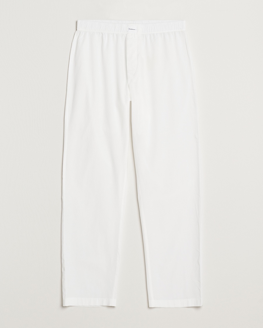 Bread & Boxers Woven Pyjama Pant White – Bianco