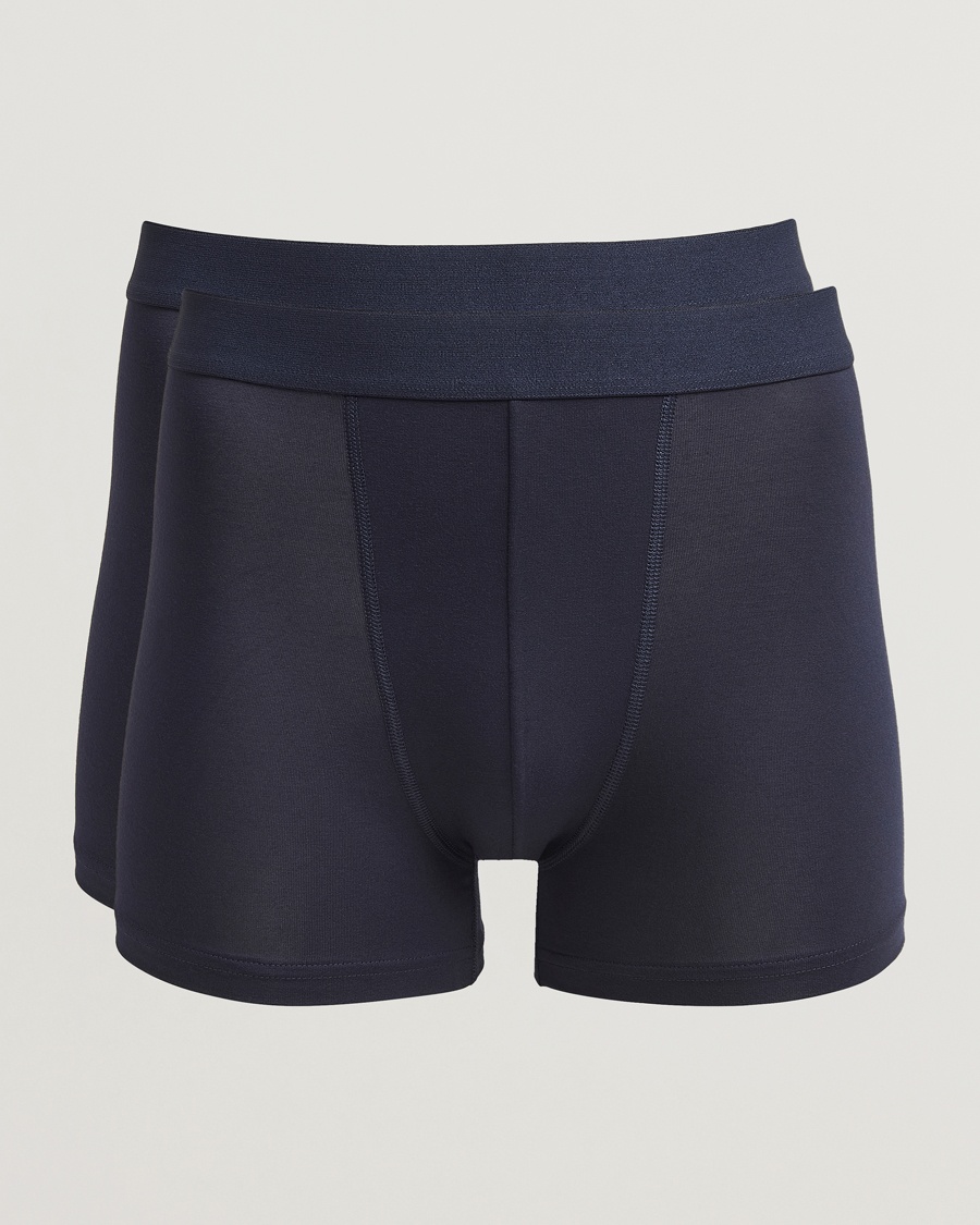 Bread & Boxers 2-Pack Boxer Breif Modal Dark Navy – Blu