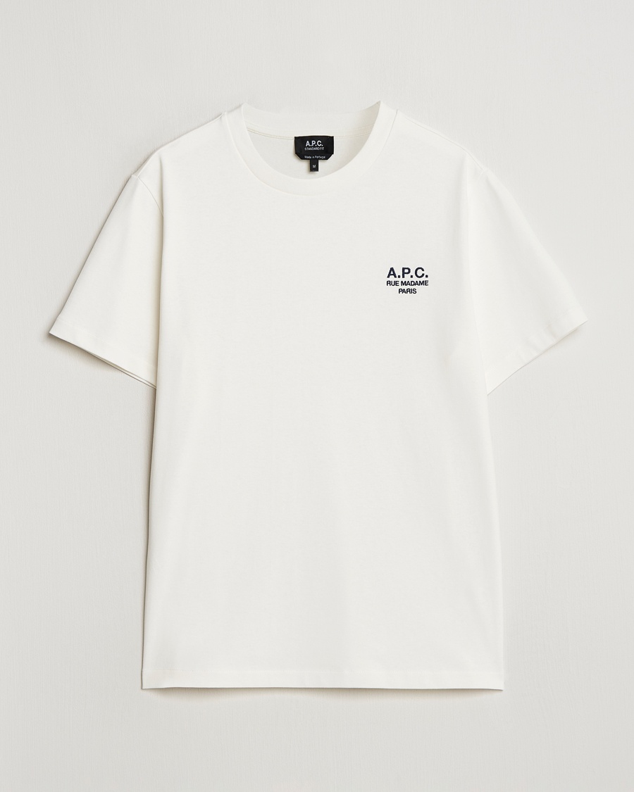 A.P.C. Rue Madame T-Shirt White/Dark Navy – Bianco