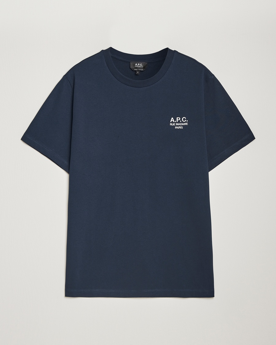 A.P.C. Rue Madame T-Shirt Dark Navy/Ecru