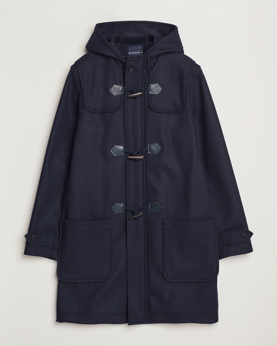 Armor-lux Quimper Duffle Coat Navy – Blu