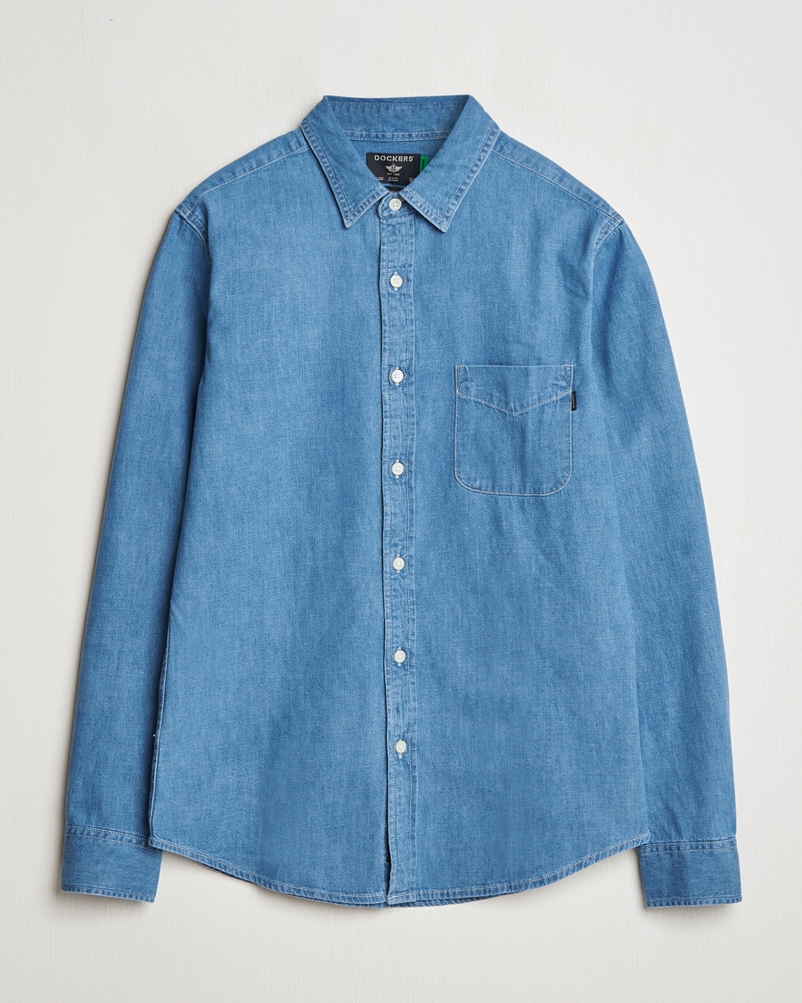 Dockers Original Slim Denim Shirt Draft – Blu