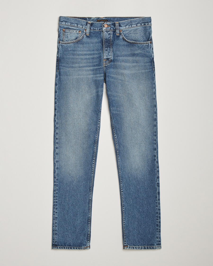 Nudie Jeans Steady Eddie II Jeans Blue Haze – Blu
