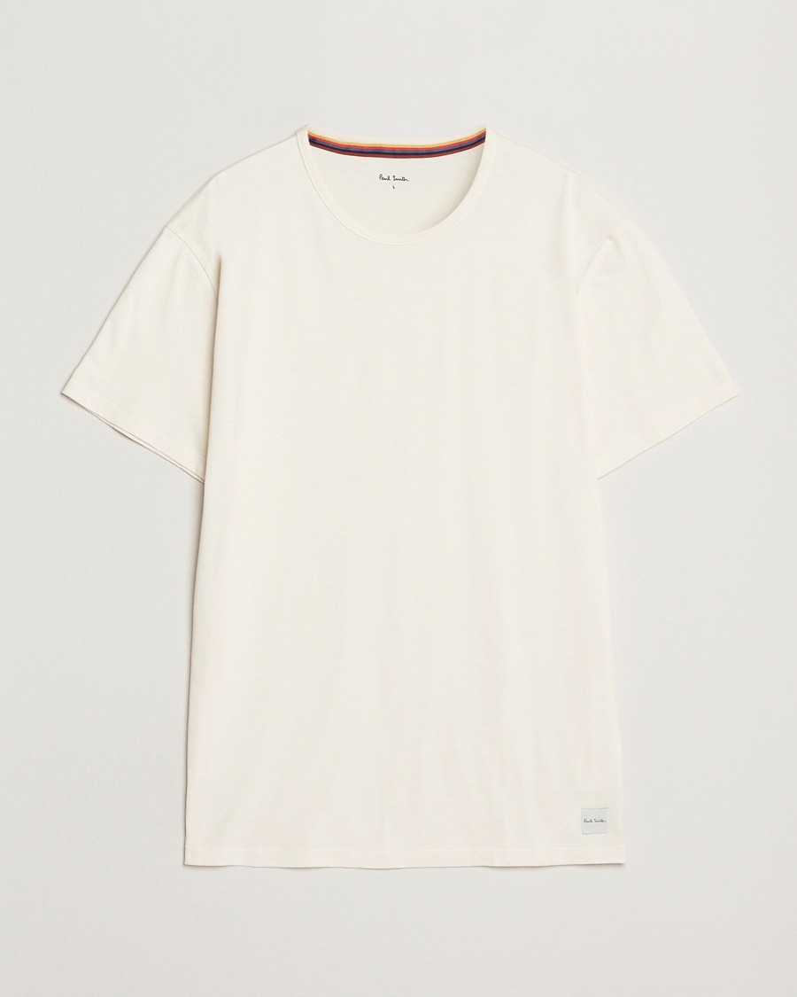Paul Smith Artist Rib Crew Neck T-Shirt White – Bianco