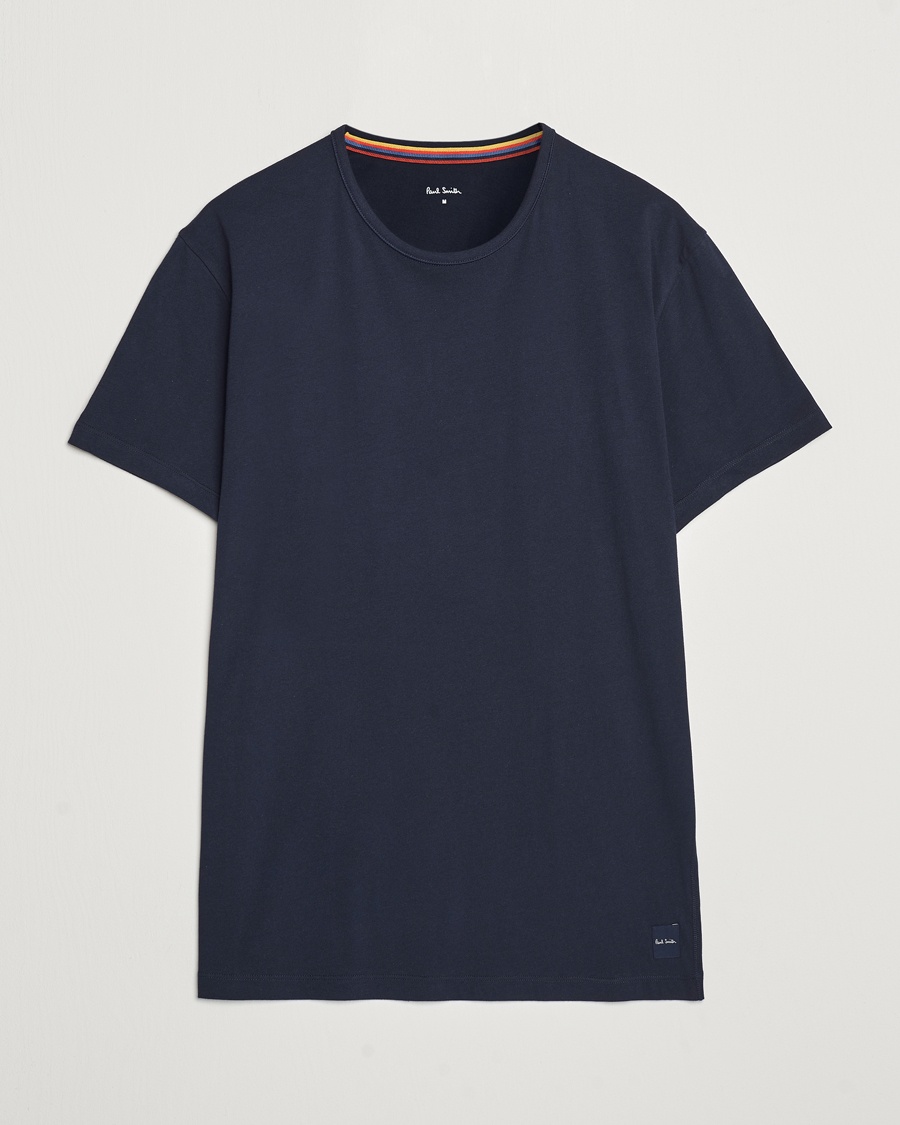 Paul Smith Artist Rib Crew Neck T-Shirt Navy – Blu