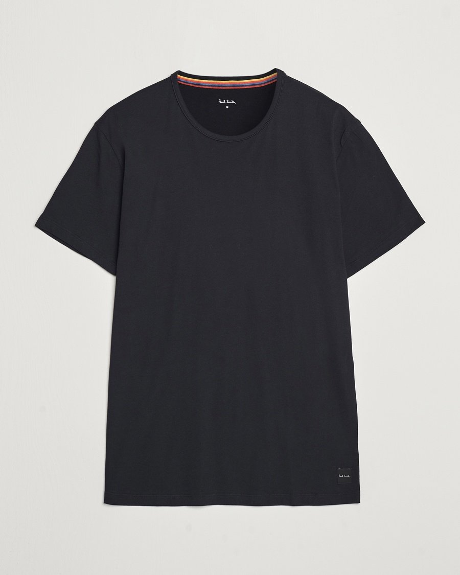 Paul Smith Artist Rib Crew Neck T-Shirt Black – Nero