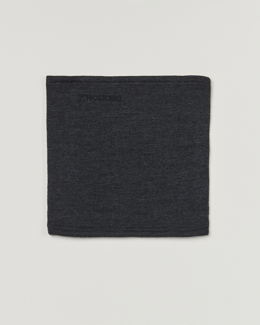Houdini Alto Wool/Tencel Neck Gaiter True Black – Nero