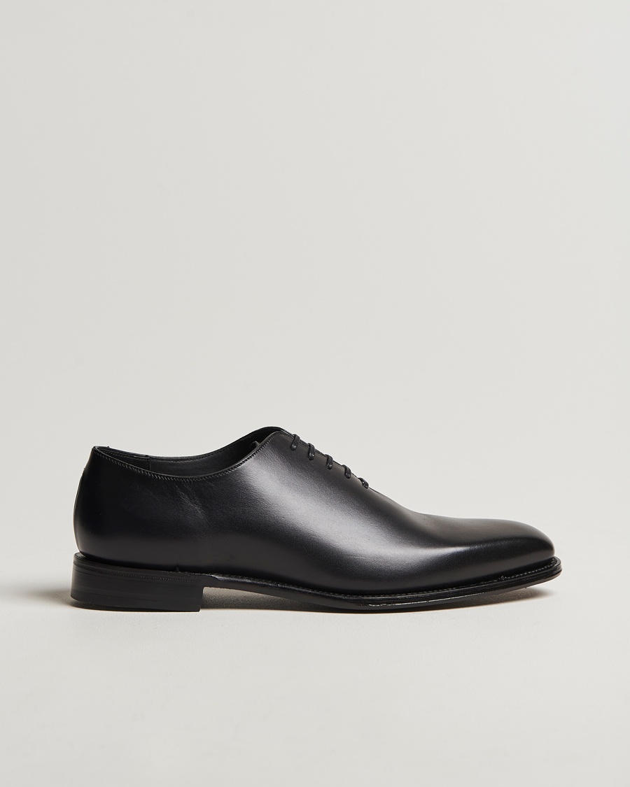 Loake 1880 Wholebury Wholecut Oxford Black Calf – Nero