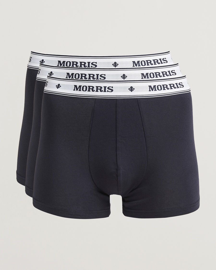 Morris Boxer Brief 3-Pack Old Blue – Blu